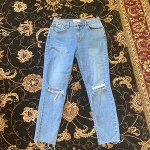 PACSUN high rise  distressed jeans  . Size 28.
